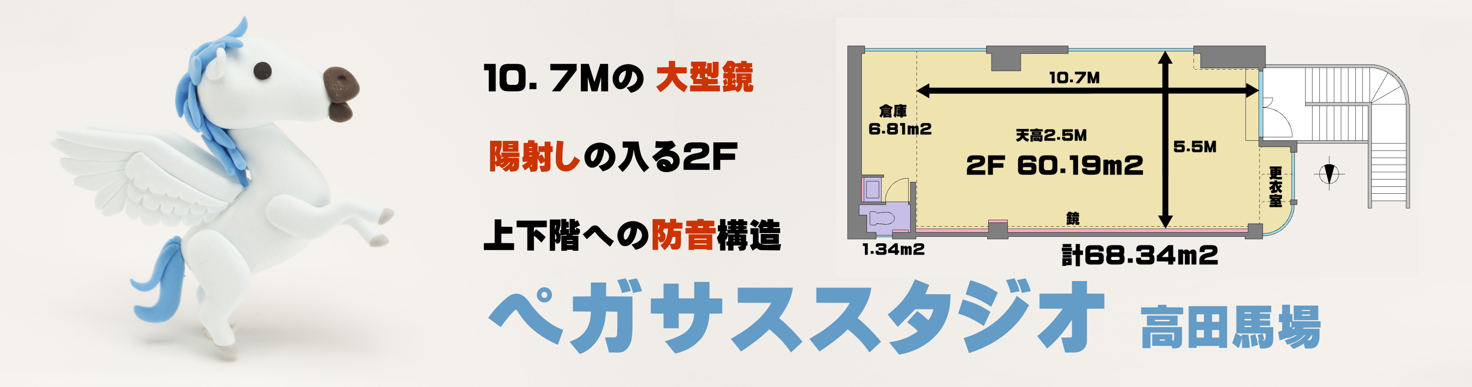 高田馬場レンタルスタジオバナー